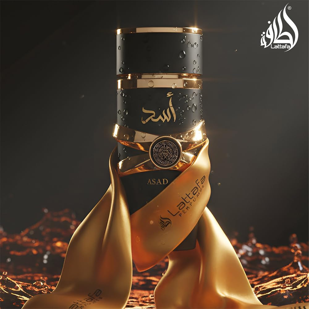 Lattafa Asad Parfum De Luxe Longue Durée Parfum Rafraîchissant Oud Et Musc 100 Ml Unisexe 100.0 G