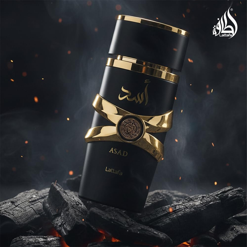 Lattafa Asad Parfum De Luxe Longue Durée Parfum Rafraîchissant Oud Et Musc 100 Ml Unisexe 100.0 G